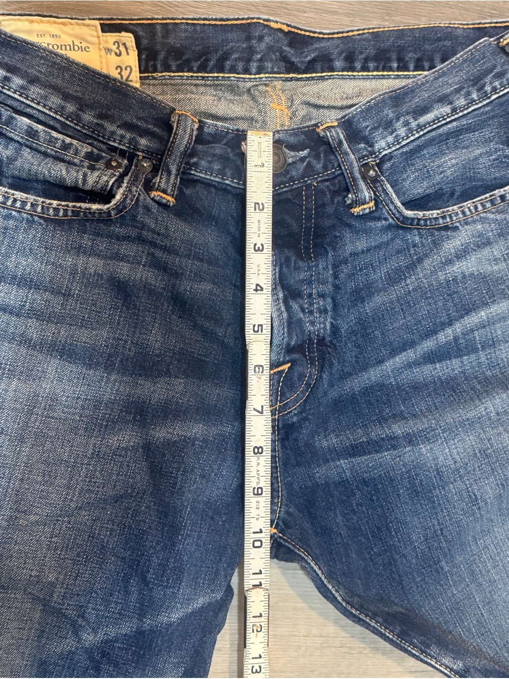 Vtg Abercrombie & Fitch Kilburn Low Rise Bootcut Men's Jeans 31x32 - Picture 8 of 12